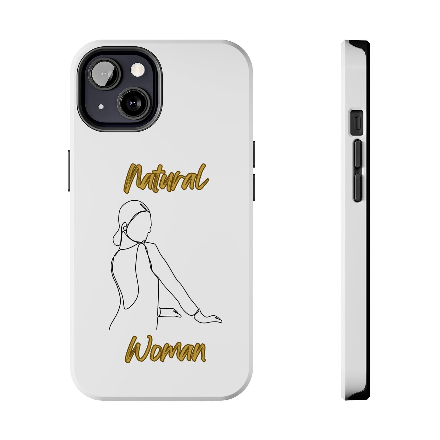 Natural Woman Hands Free (BL)Tough Phone Cases WHITE