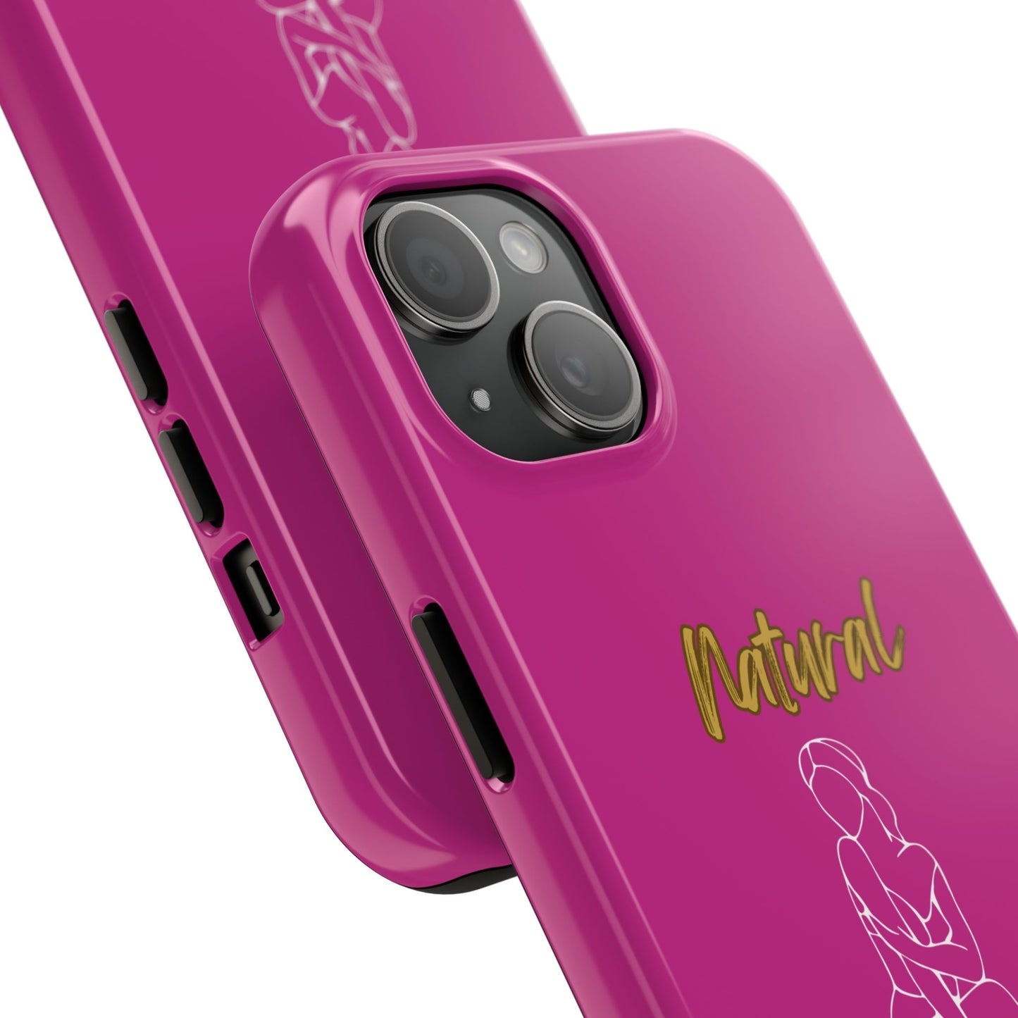 Natural Woman Shoulder Action (WL)Tough Phone Cases PINK