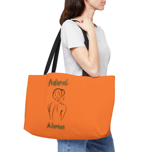 Natural Woman Back (BL) Weekender Tote Bag CRUSTA