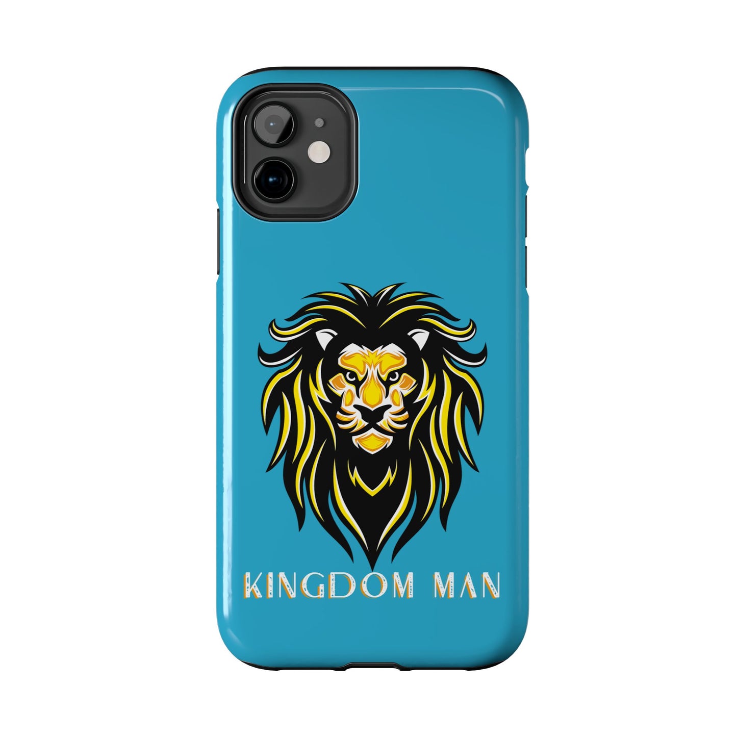 Kingdom Man (White-Gold Label) Tough Phone Case TURQUOISE