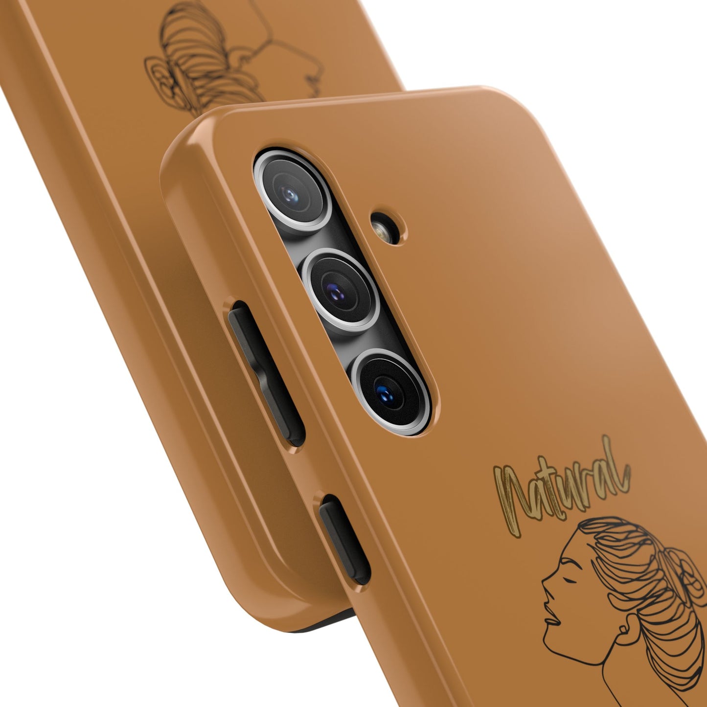Natural Woman Wet Bun (BL) Tough Phone Cases LIGHT BROWN