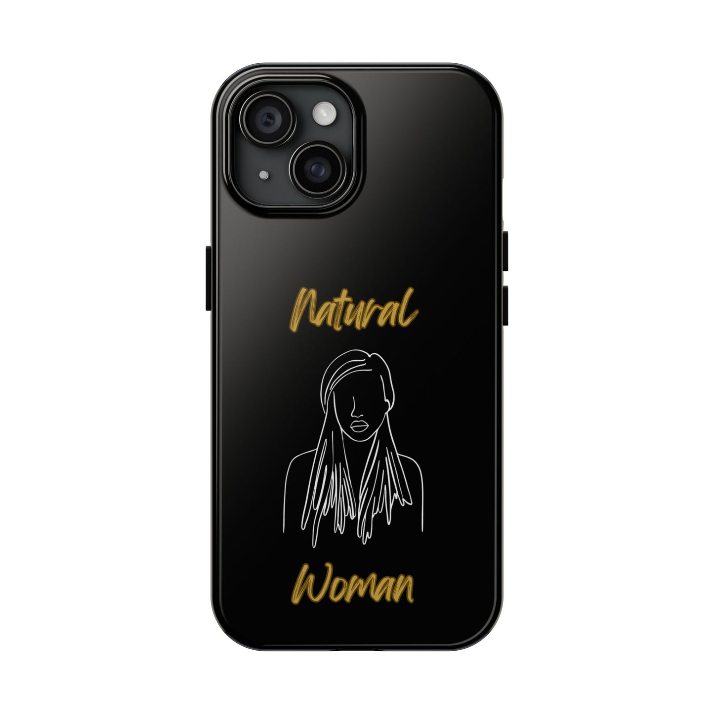 Natural Woman Content (WL)Tough Phone Cases BLACK