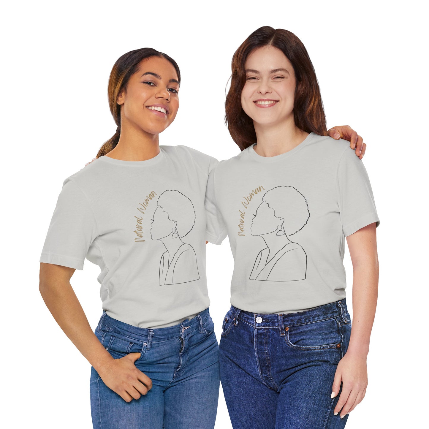 Natural Woman Sm Fro (BL) Short Sleeve T-Shirt