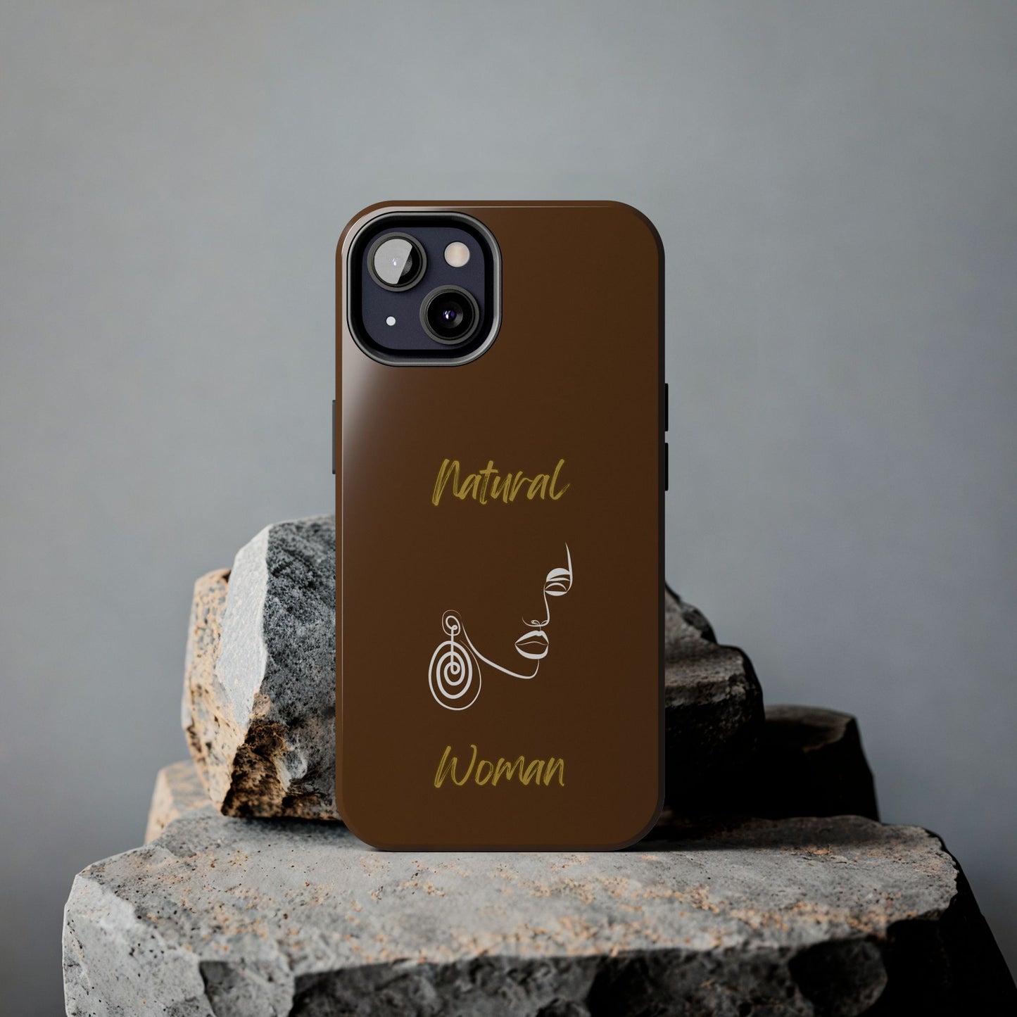 Natural Woman Music In My Soul (WL)Tough Phone Cases BROWN