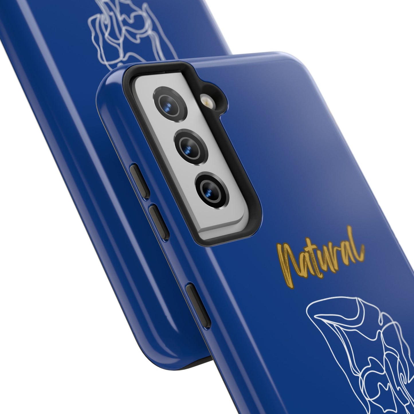 Natural Woman Flexible (WL)Tough Phone Cases DARK BLUE