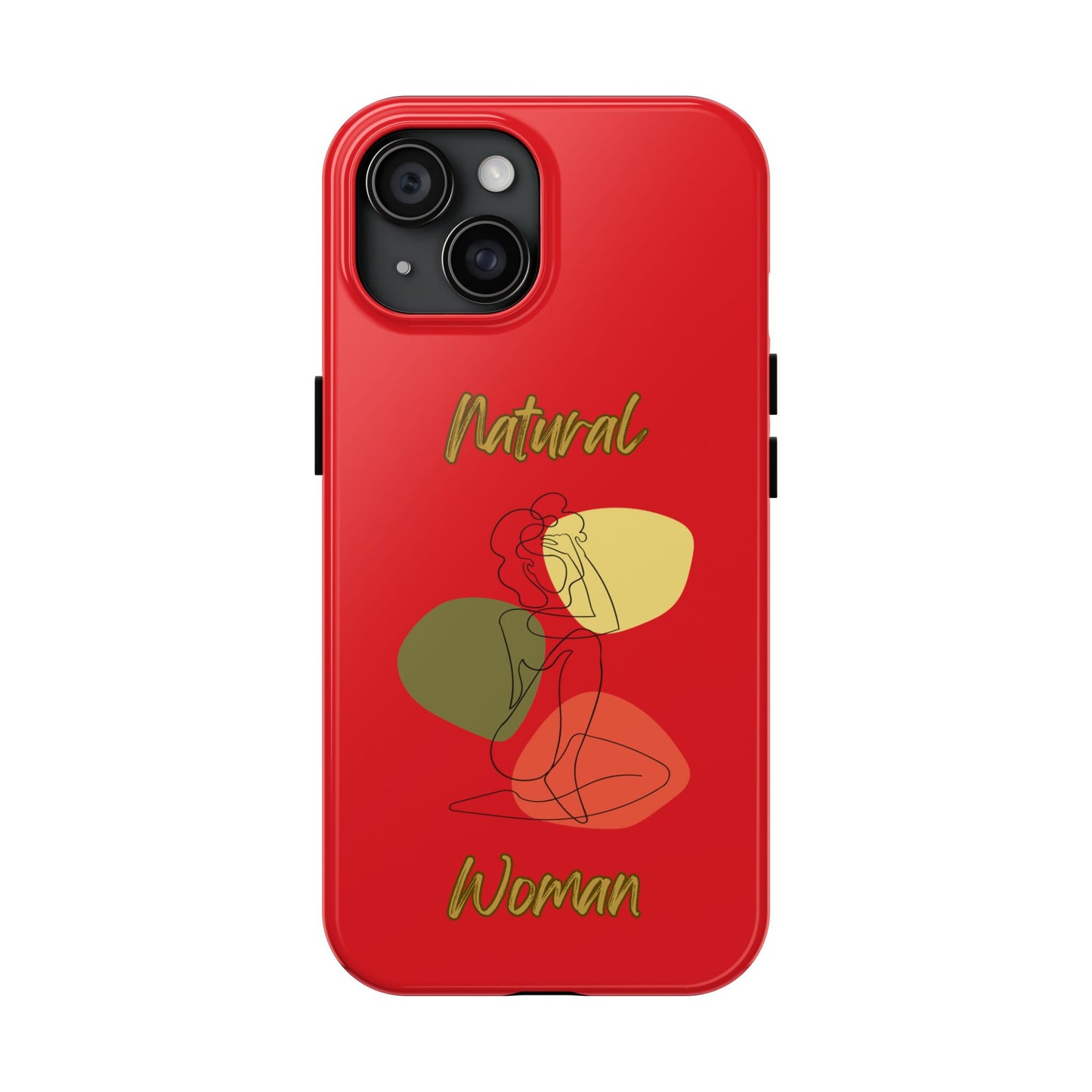 Natural Woman Colorful Pose (BL)Tough Phone Cases RED