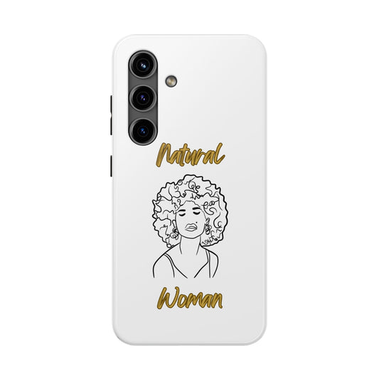 Natural Woman All About Me (BL)Tough Phone Cases WHITE