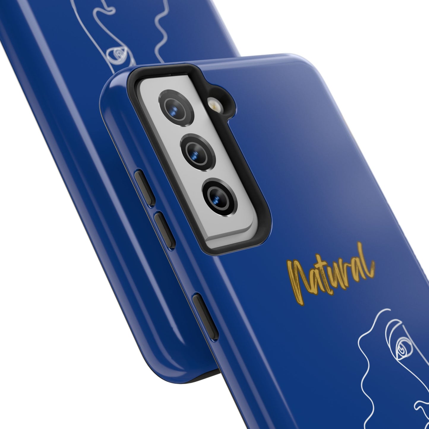 Natural Woman Peekaboo (WL)Tough Phone Cases DARK BLUE