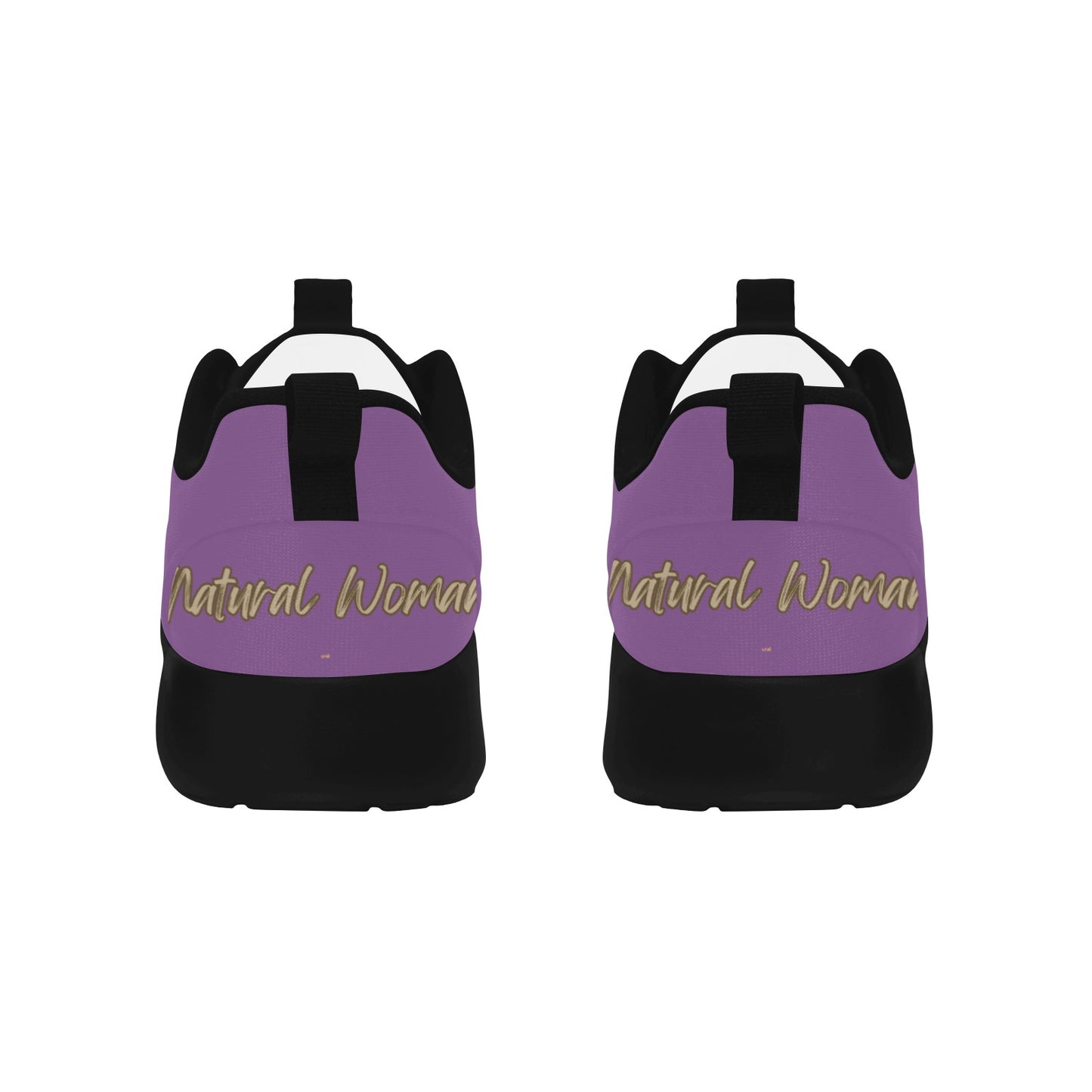 Natural Woman PUFF (BL) PURPLE w/ Black Sole Sneakers