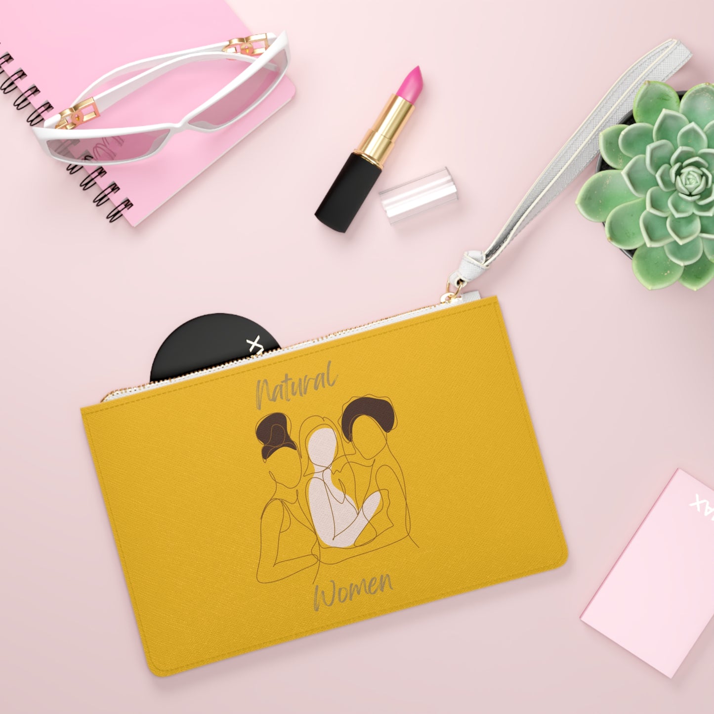 Natural Women Friends Clutch Bag YELLOW