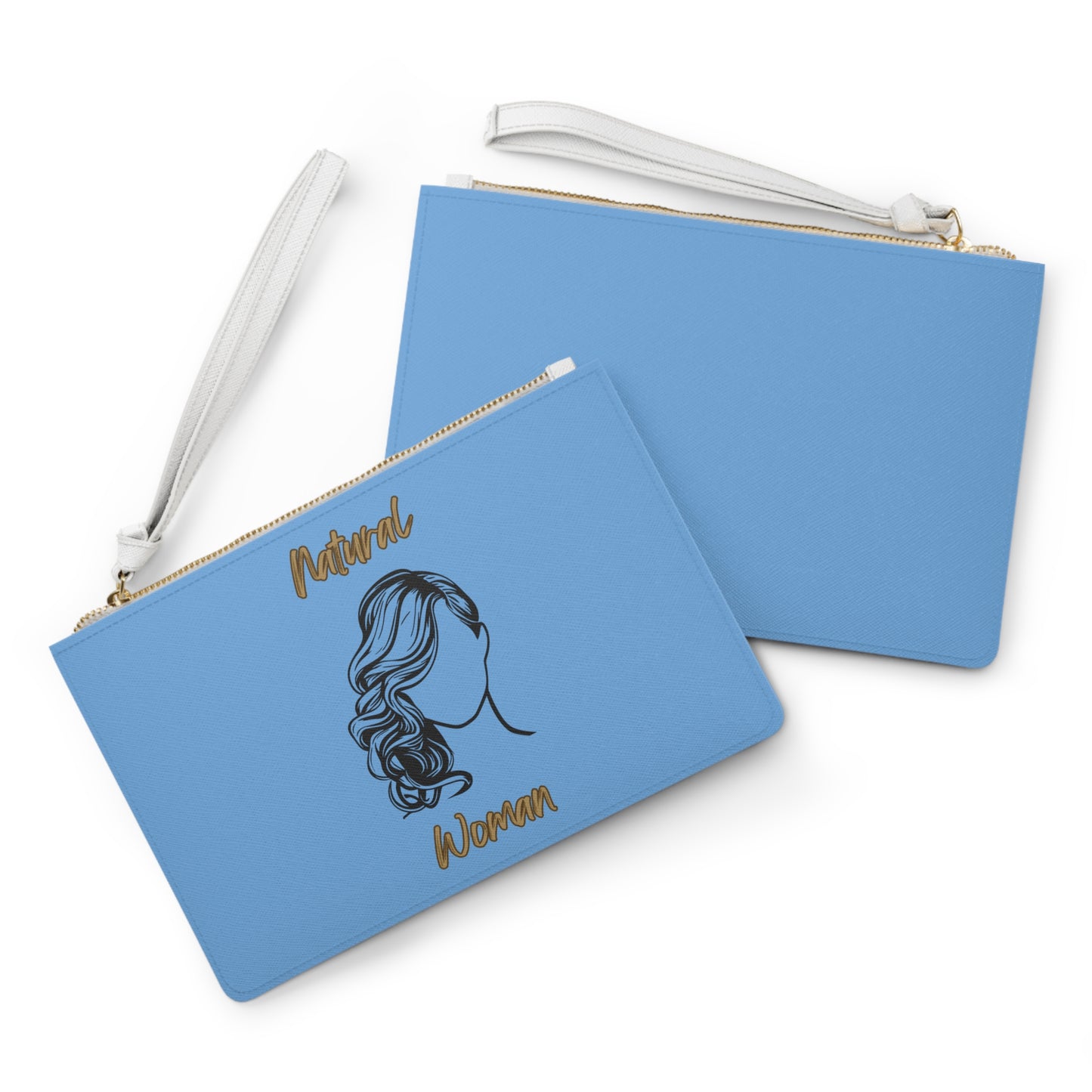 Natural Woman Long Curl (BL) Clutch Bag LIGHT BLUE