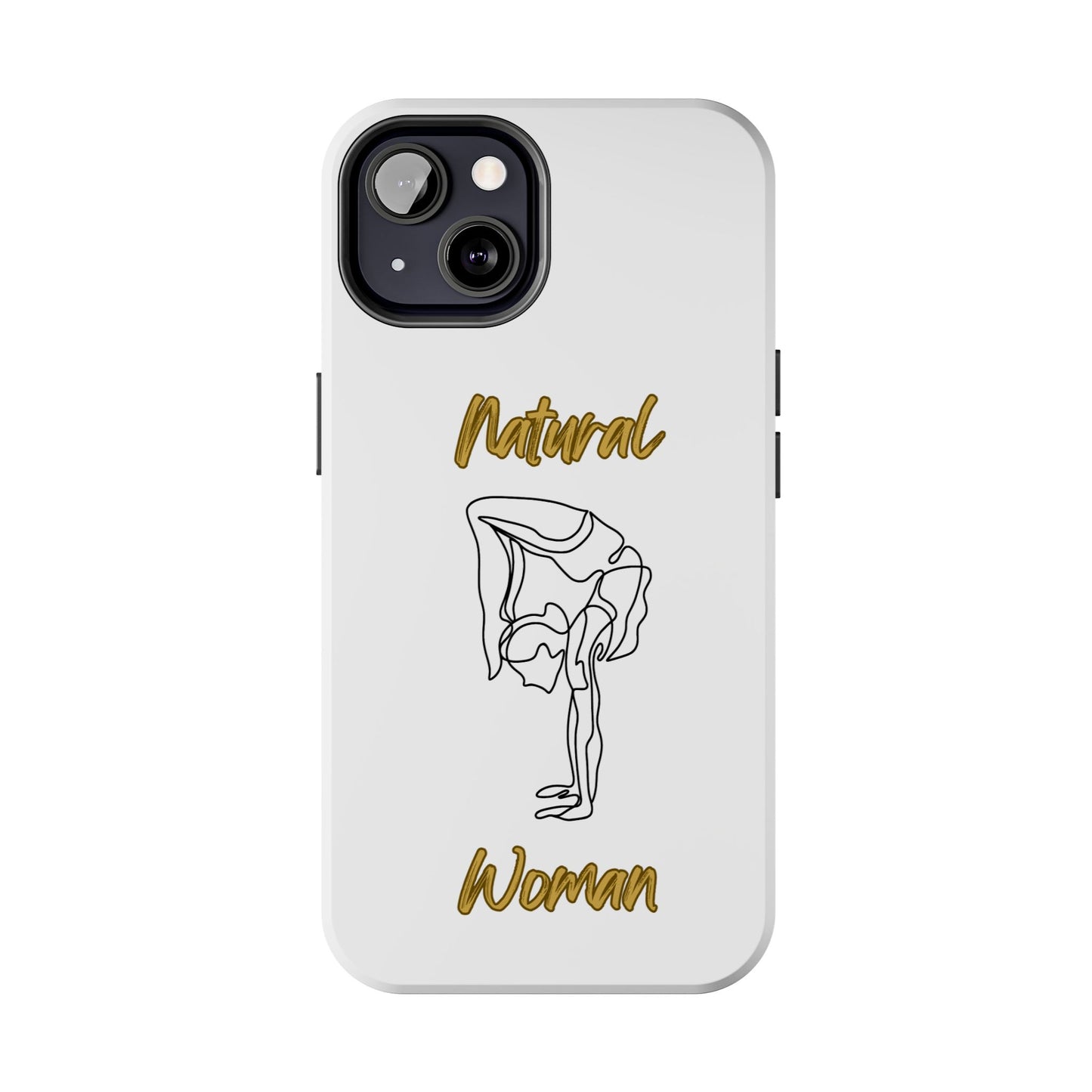 Natural Woman Flexible (BL)Tough Phone Cases WHITE
