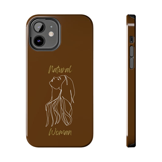 Natural Woman Appreciation (WL)Tough Phone Cases BROWN