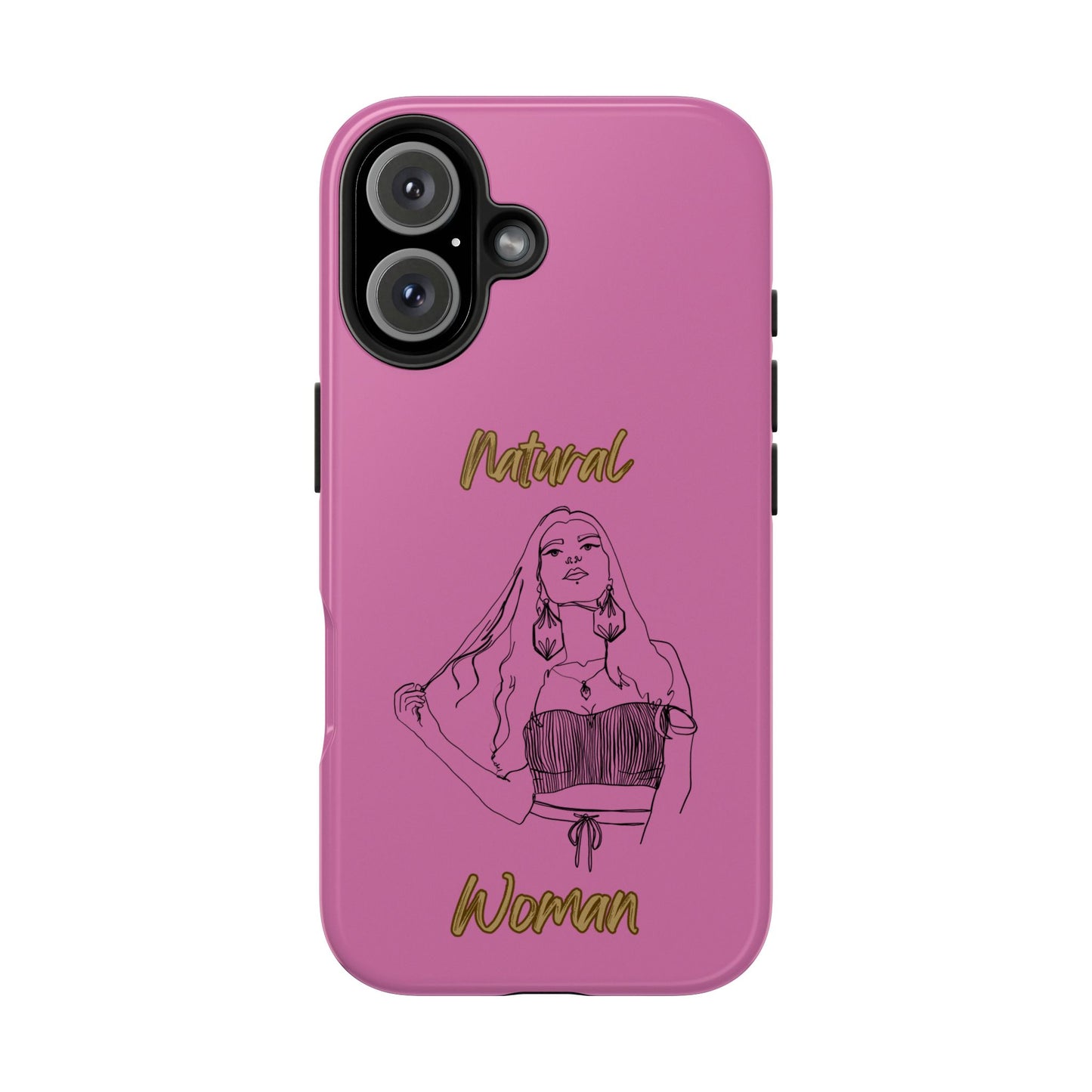 Natural Woman Thinking (BL)Tough Phone Cases LIGHT PINK