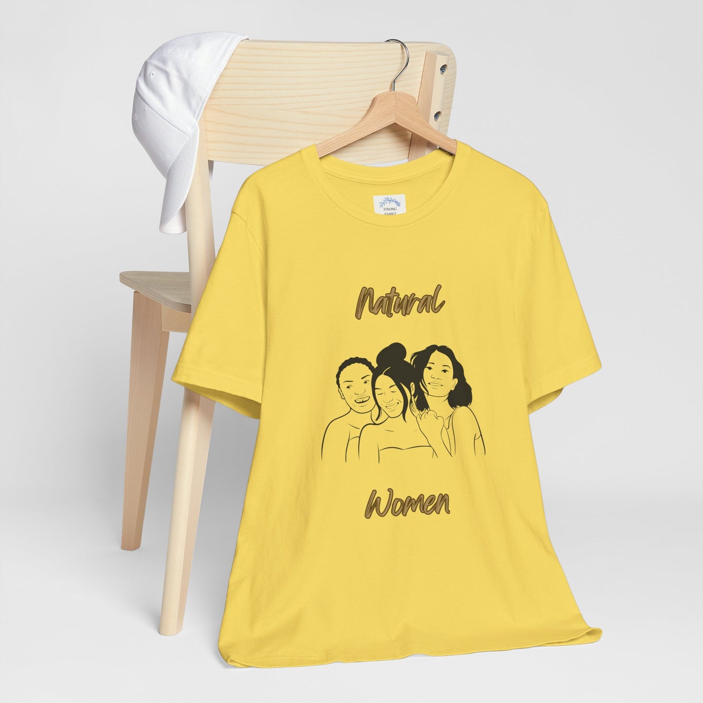 Natural Woman Laughing Friends (BL) Short Sleeve T-Shirt