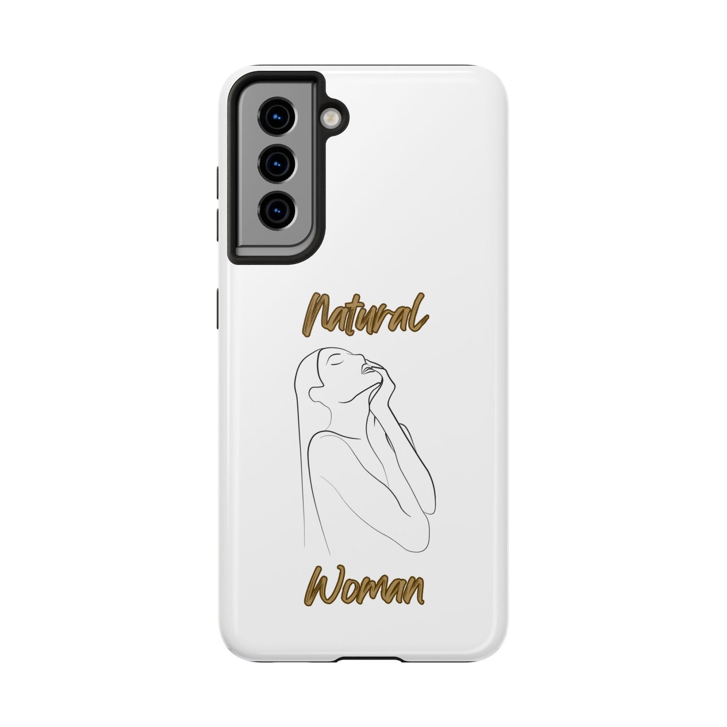 Natural Woman Thank You (BL) Tough Phone Cases WHITE