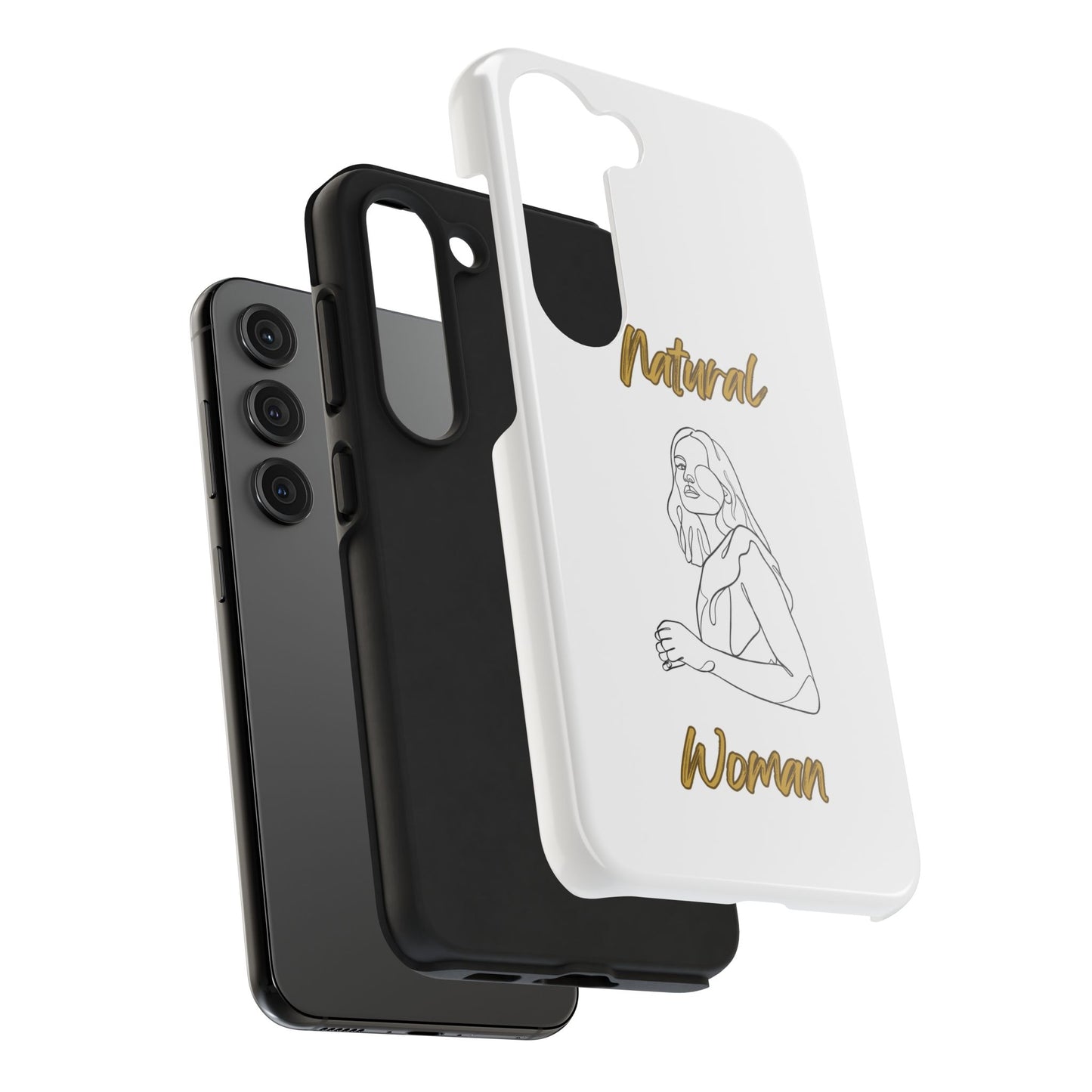 Natural Woman Care Free (BL)Tough Phone Cases WHITE