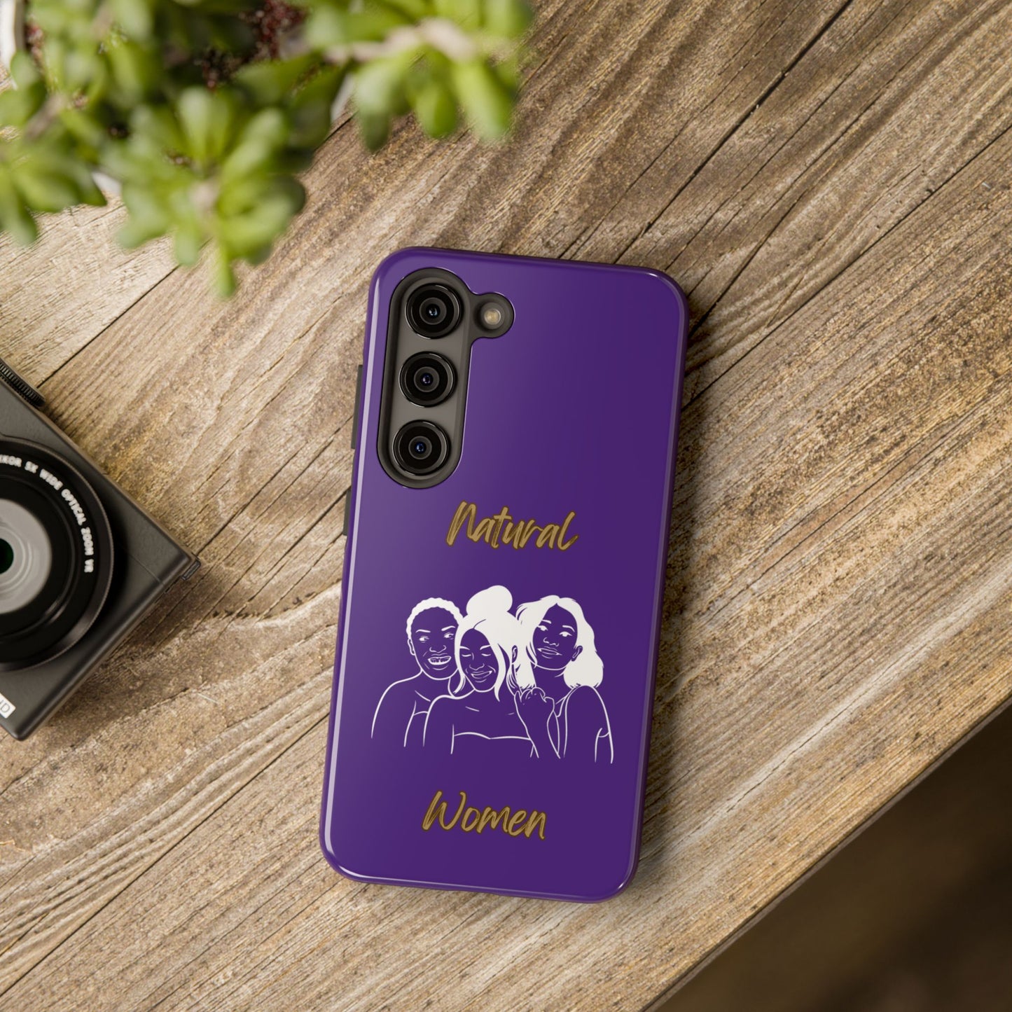 Natural Women Laughing Friends (WL)Tough Phone Cases PURPLE