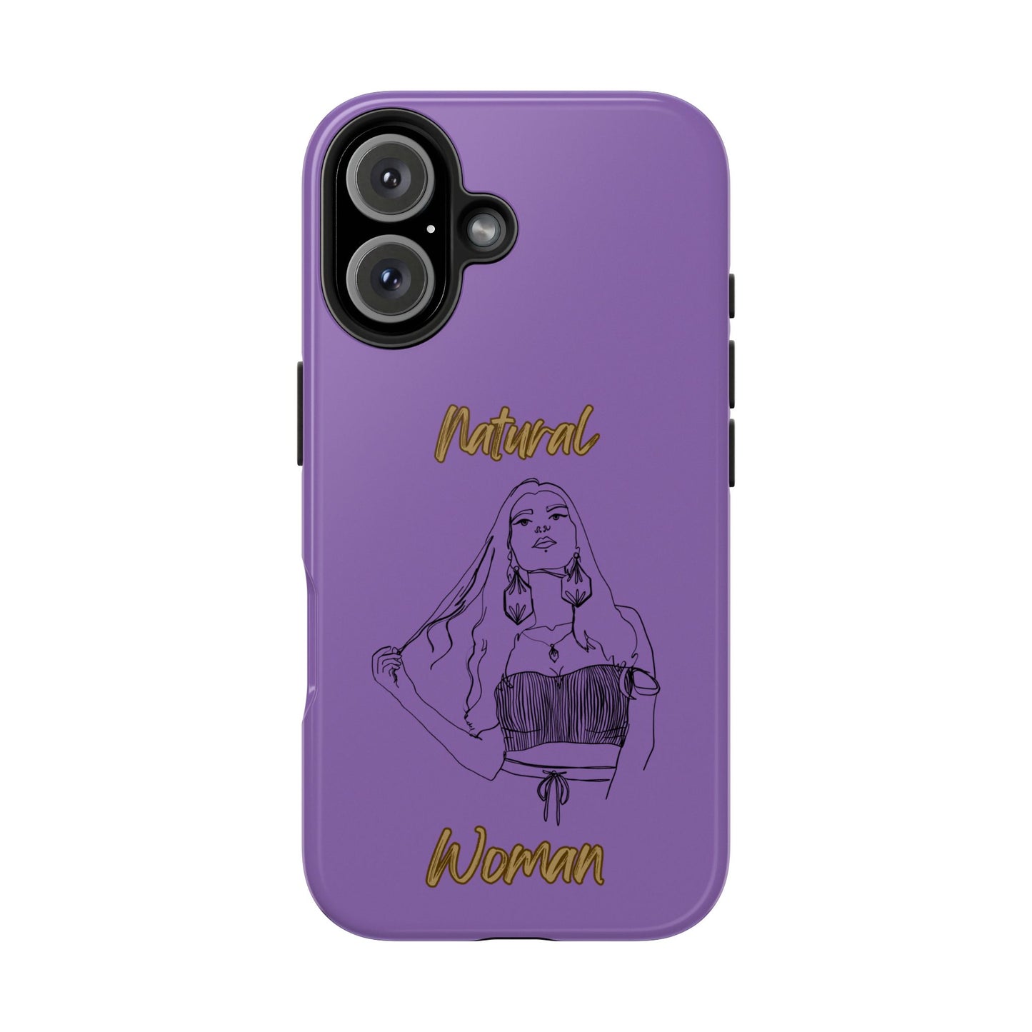 Natural Woman Thinking (BL)Tough Phone Cases LIGHT PURPLE