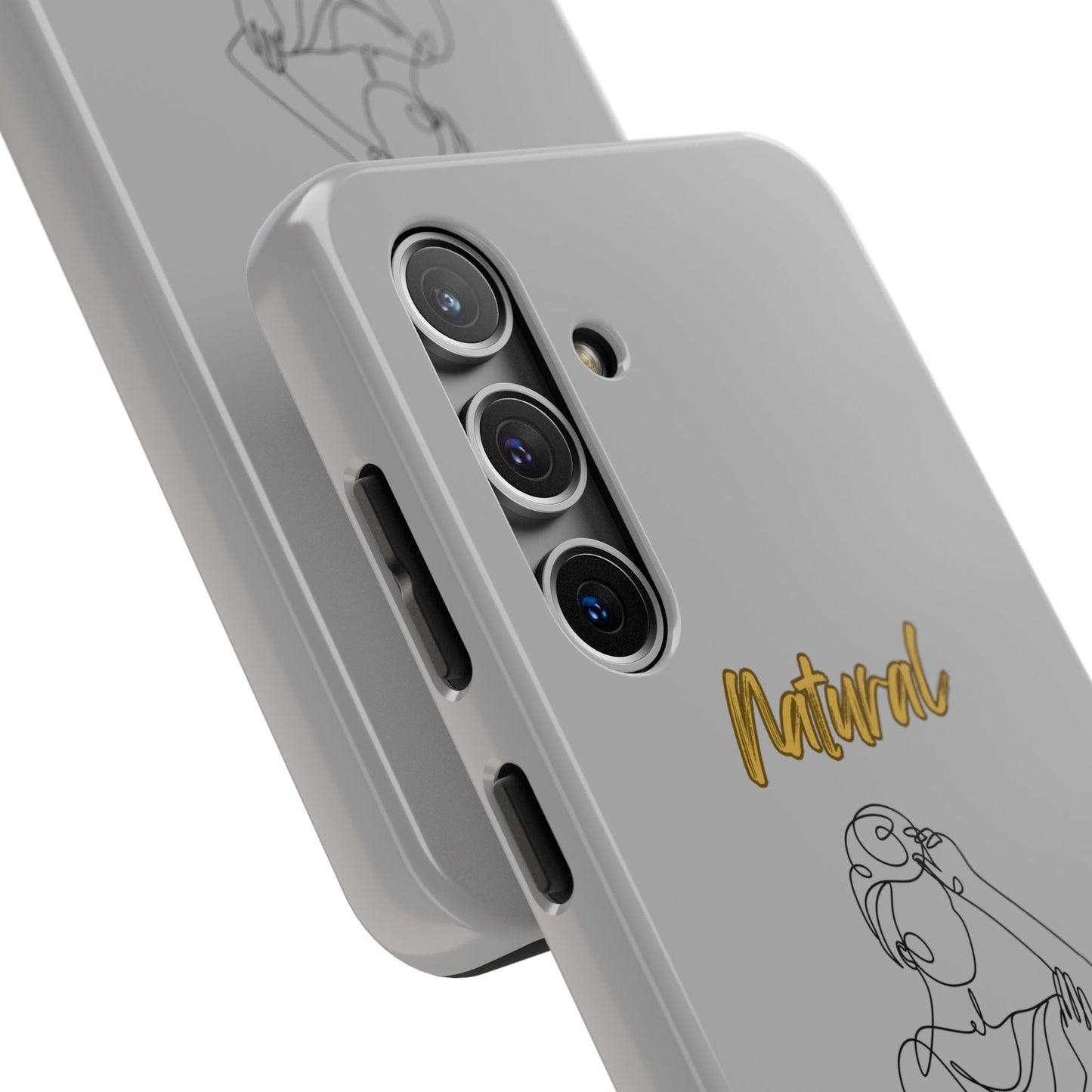Natural Woman Style (BL)Tough Phone Cases LIGHT GREY