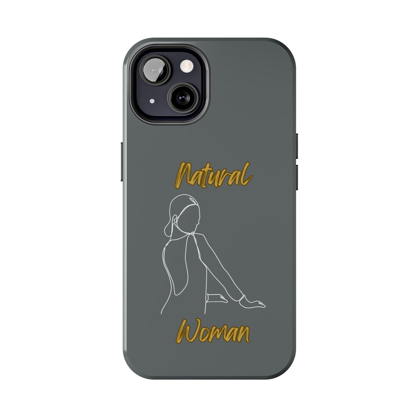 Natural Woman Hands Free (WL)Tough Phone Cases DARK GREY