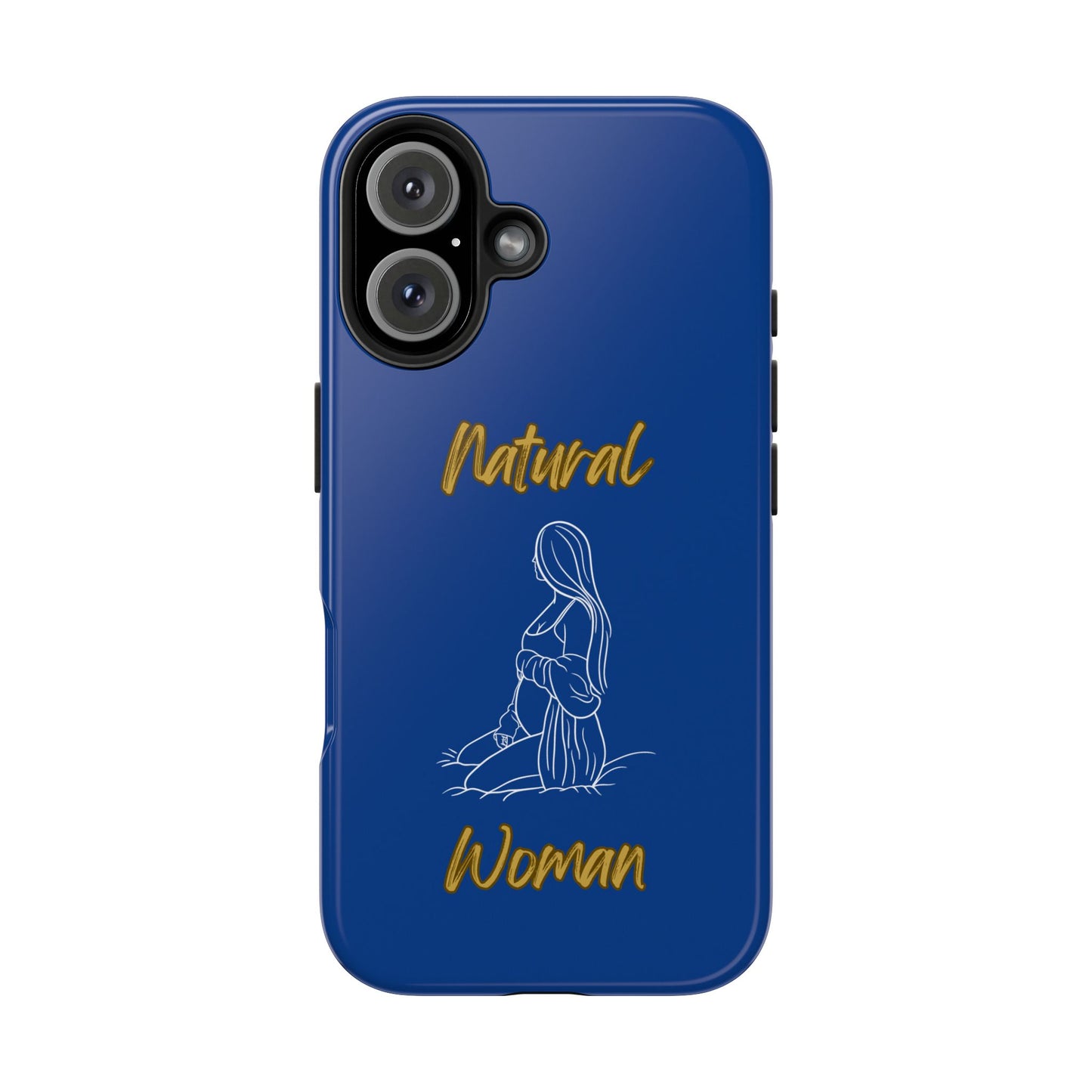 Natural Woman Expecting (WL)Tough Phone Cases DARK BLUE