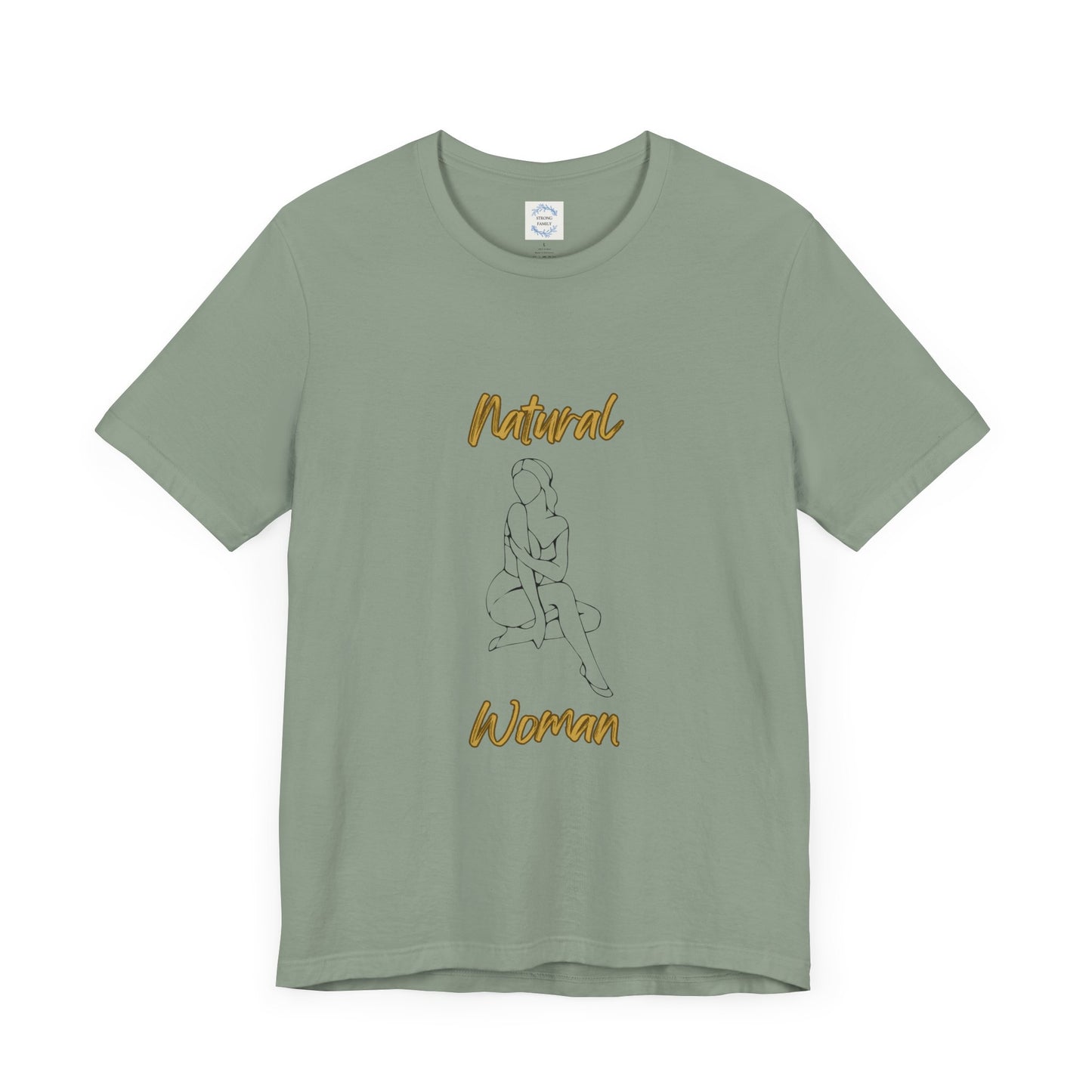 Natural Woman Shoulder Action (BL) Short Sleeve T-Shirt