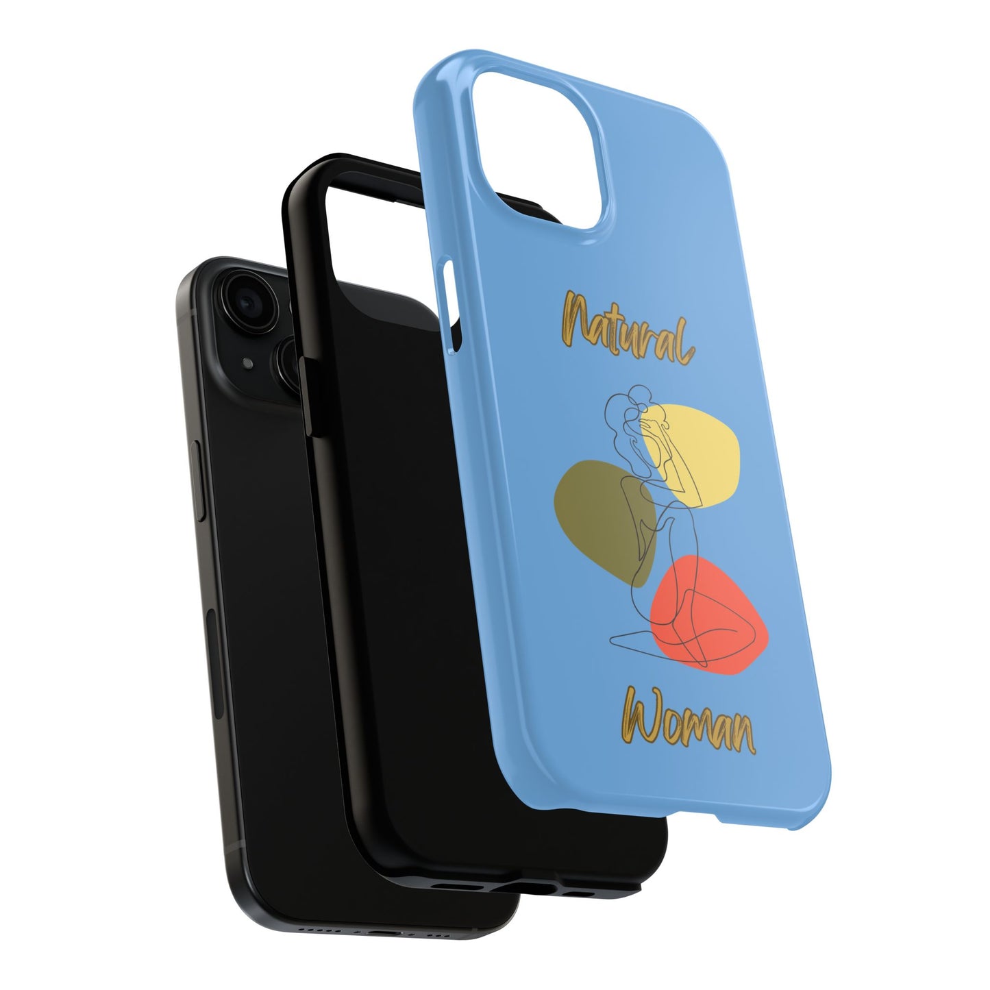Natural Woman Colorful Pose (BL)Tough Phone Cases LIGHT BLUE
