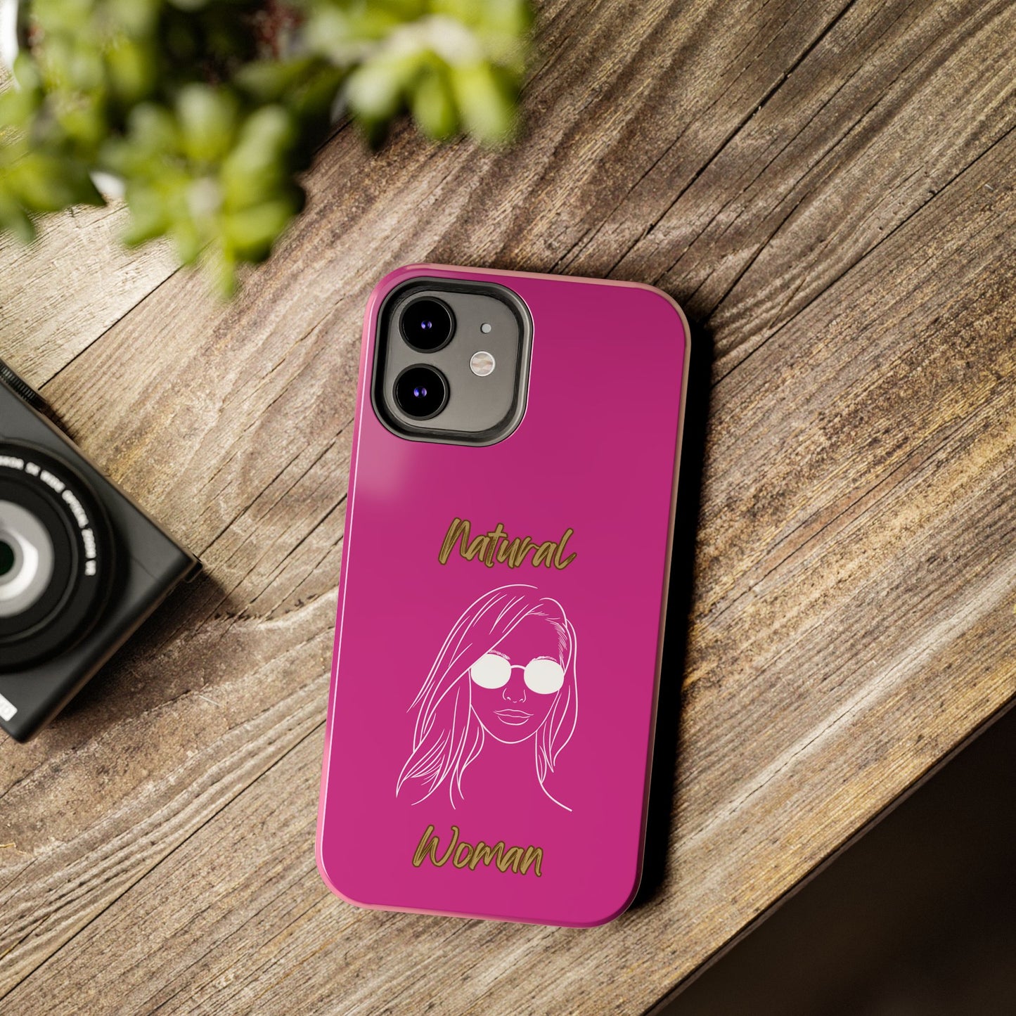 Natural Woman Shades (WL)Tough Phone Cases PINK