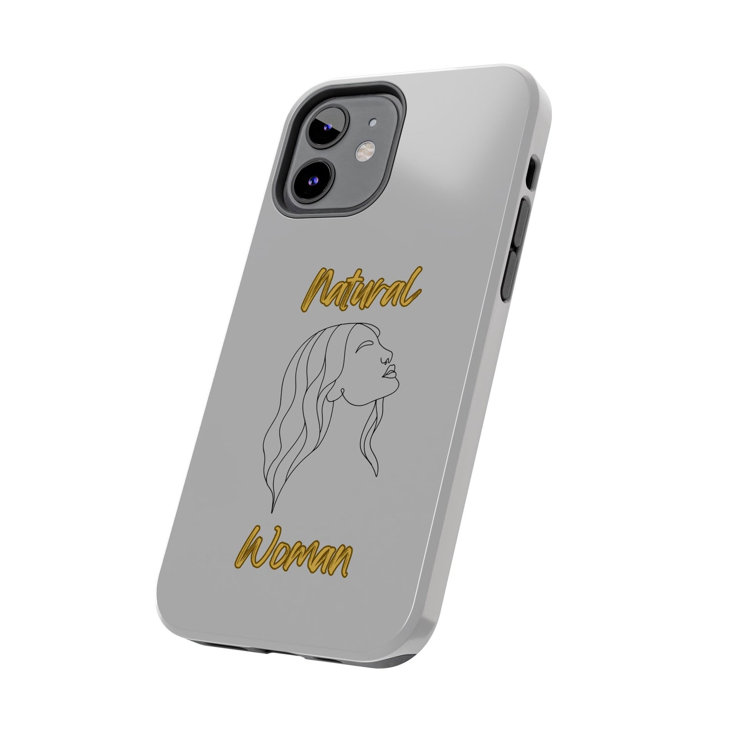 Natural Woman Breeze On Face (BL)Tough Phone Cases LIGHT GREY