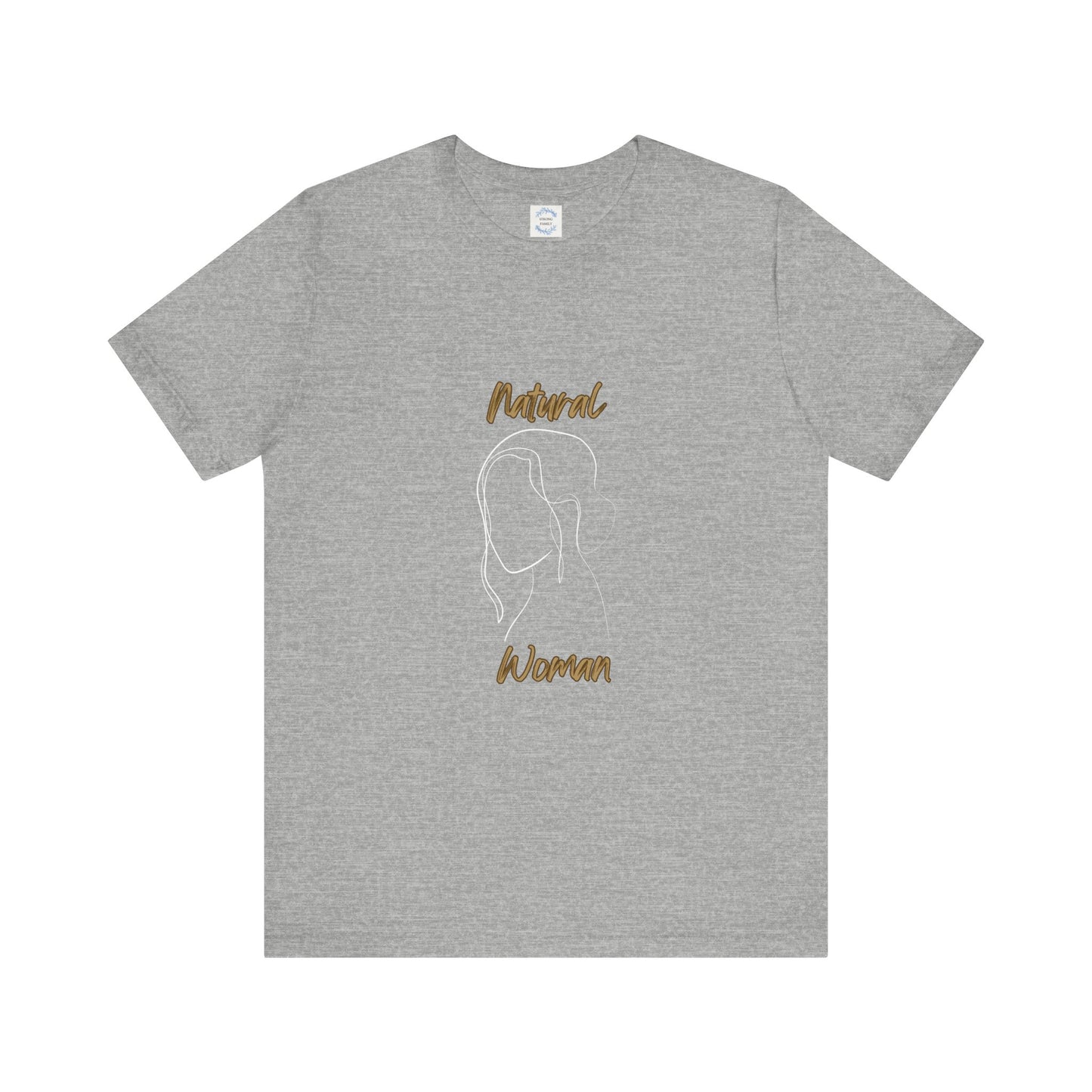 Natural Woman Hanging Hair (WL) Short Sleeve T-Shirt