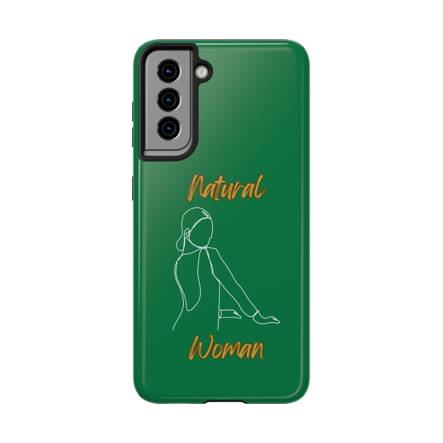 Natural Woman Hands Free (WL)Tough Phone Cases DARK GREEN