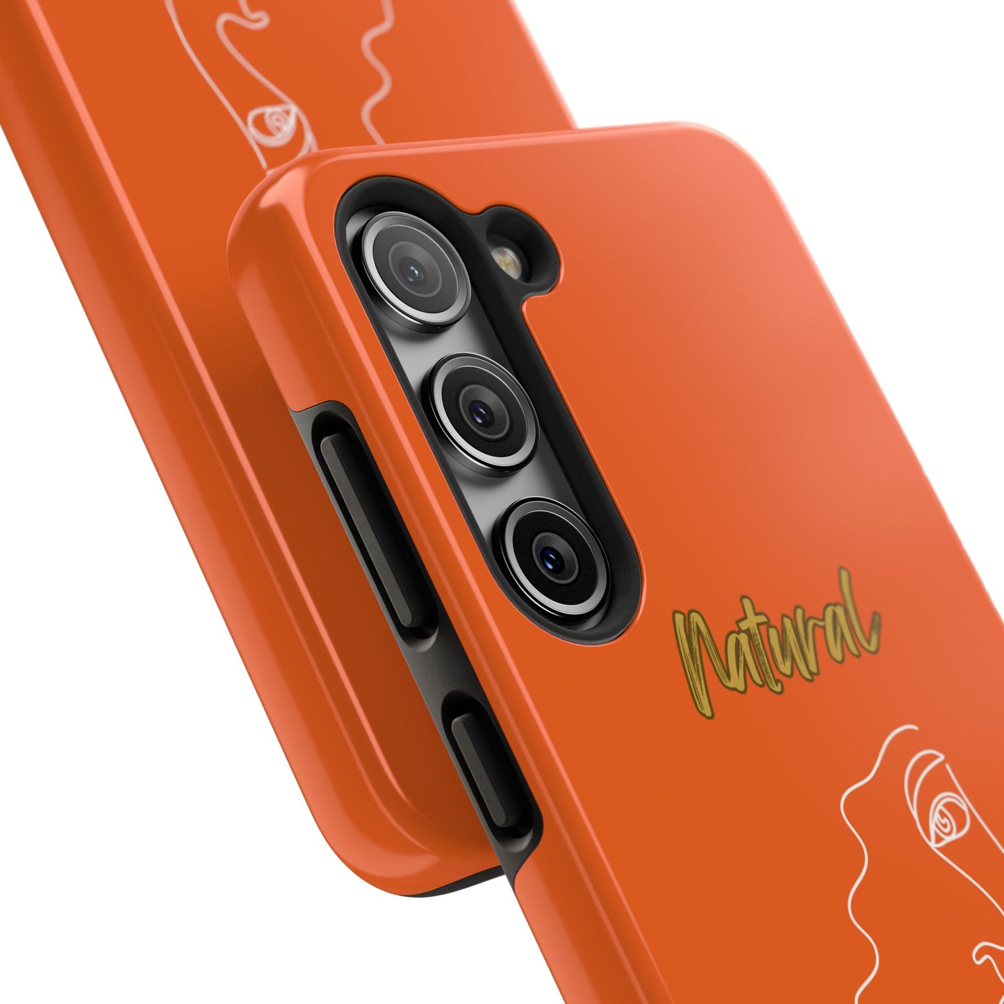 Natural Woman Peekaboo (WL)Tough Phone Cases ORANGE