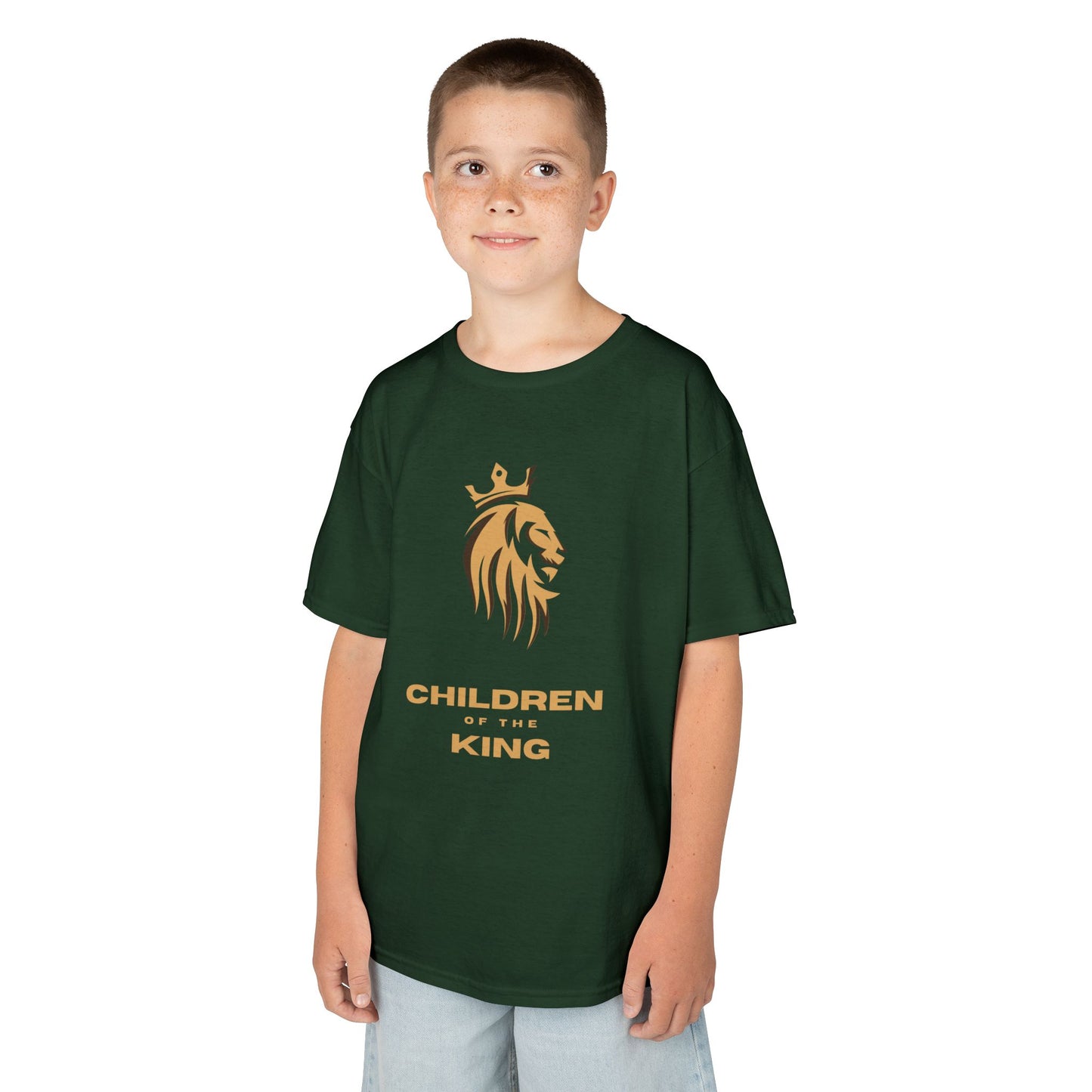 Children of the King Inspirational Kids Cotton T-Shirt (BRL)