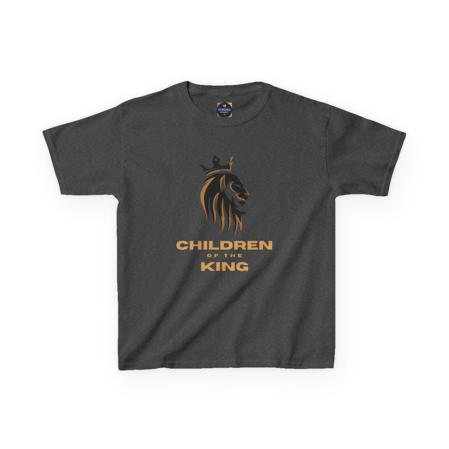 Children of the King Inspirational Kids Cotton T-Shirt (BL)