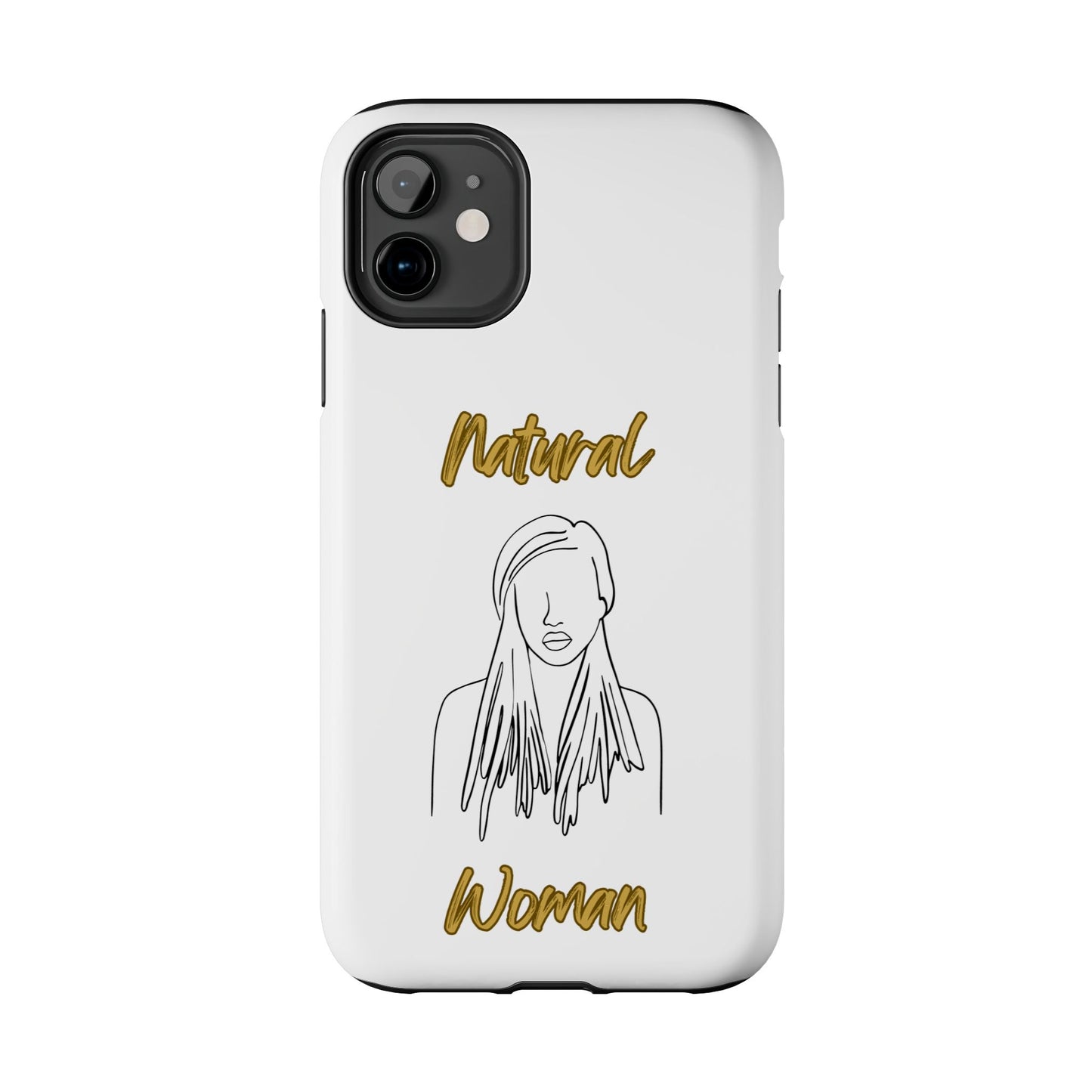 Natural Woman Content (BL)Tough Phone Cases WHITE