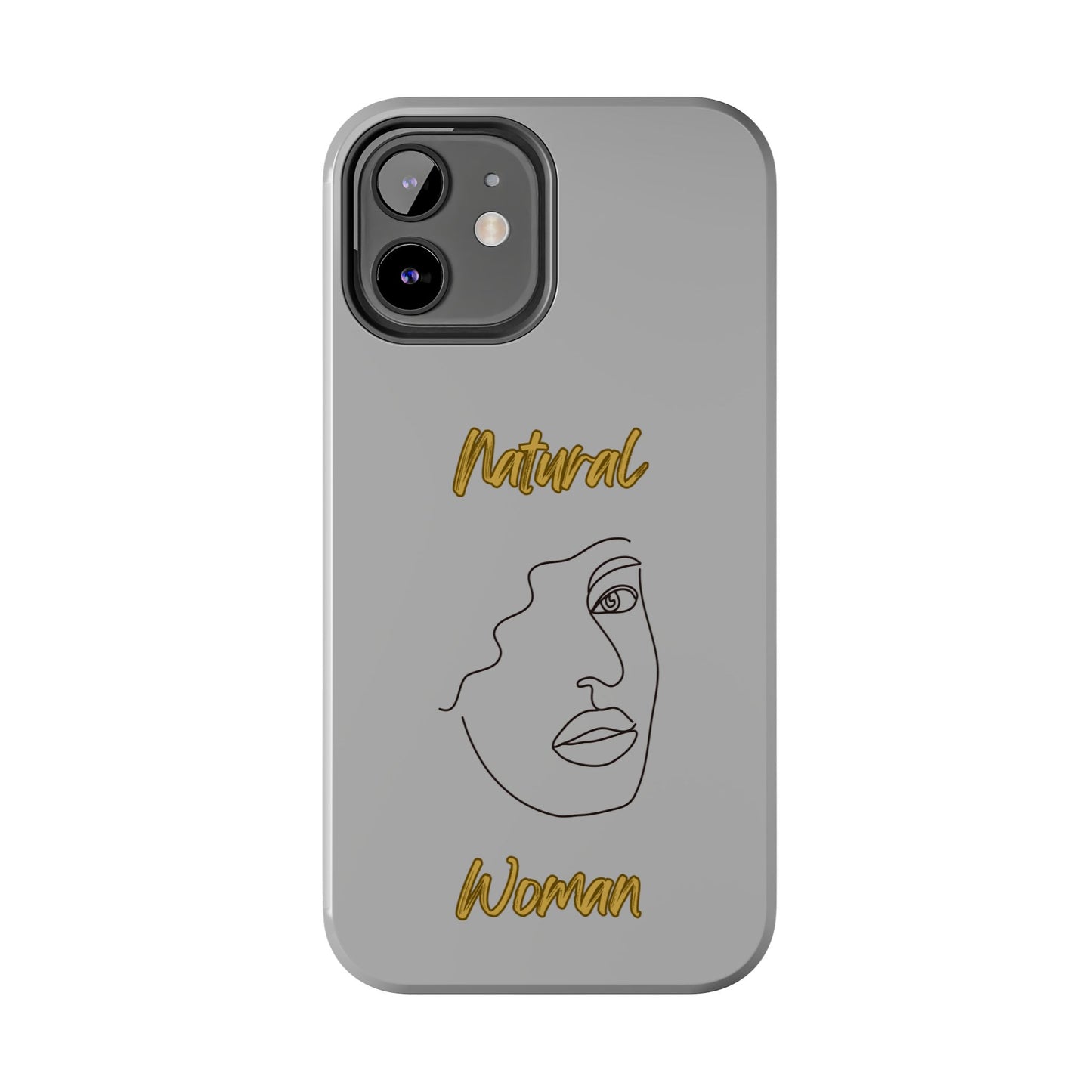 Natural Woman Peekaboo (BL)Tough Phone Cases LIGHT GREY