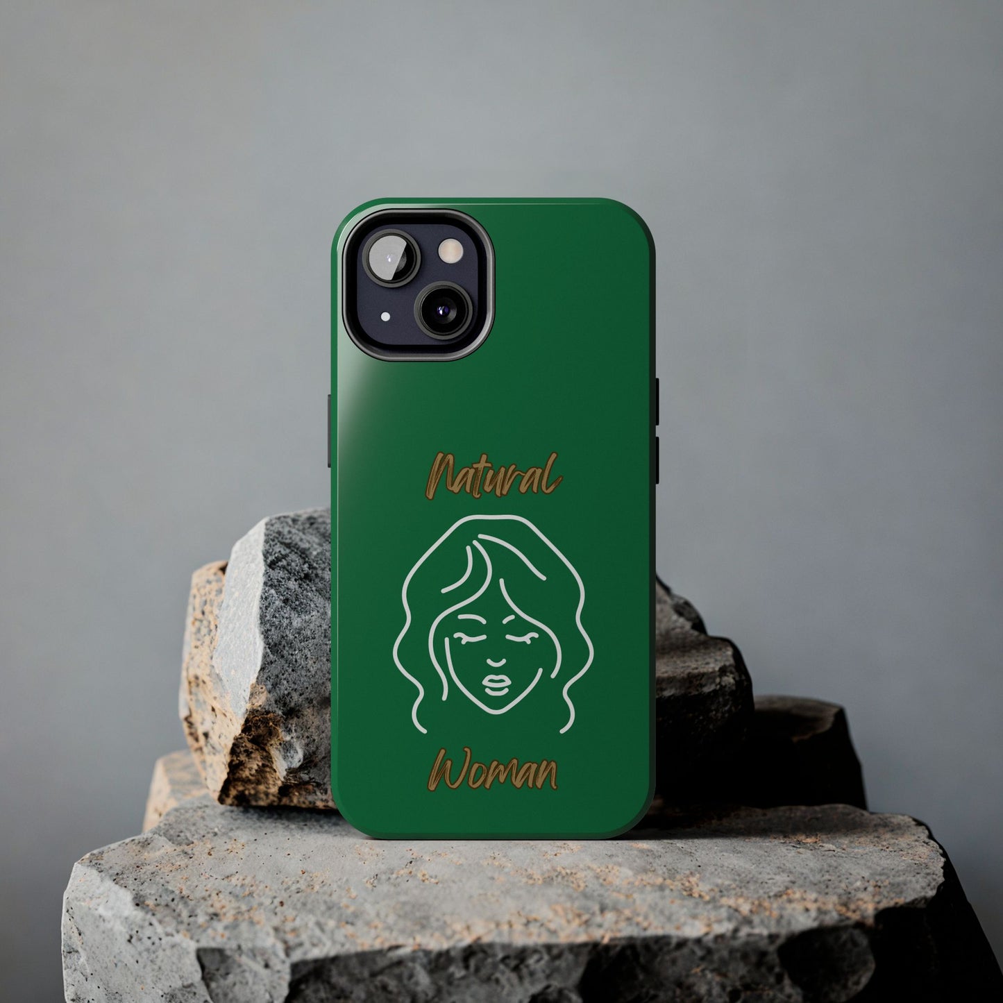 Natural Woman Modest (WL)Tough Phone Cases DARK GREEN