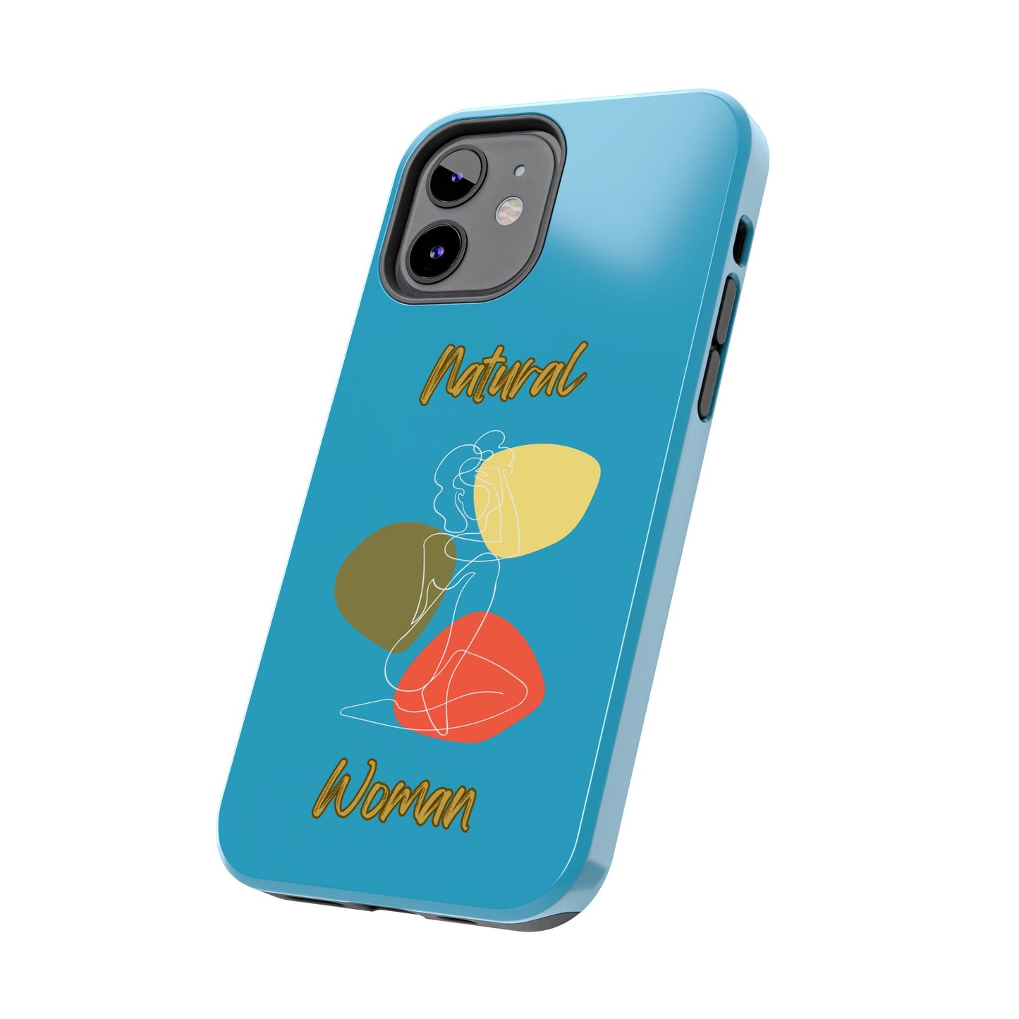 Natural Woman Colorful Pose (WL)Tough Phone Cases TURQUOISE