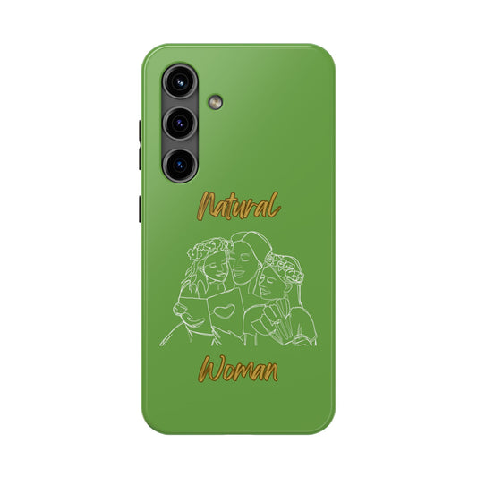 Natural Woman Me & My Girls (WL)Tough Phone Cases GREEN