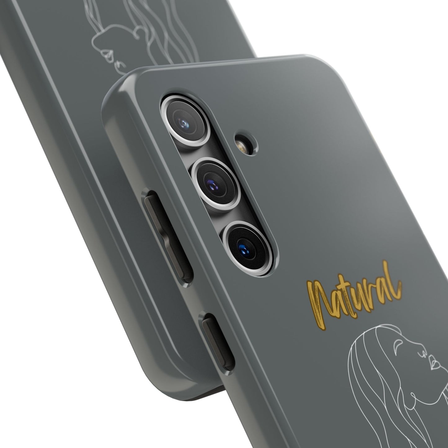 Natural Woman Breeze On Face (WL)Tough Phone Cases DARK GREY