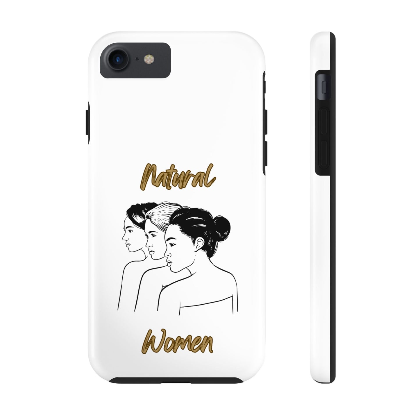 Natural Woman United Friends (BL)Tough Phone Cases WHITE