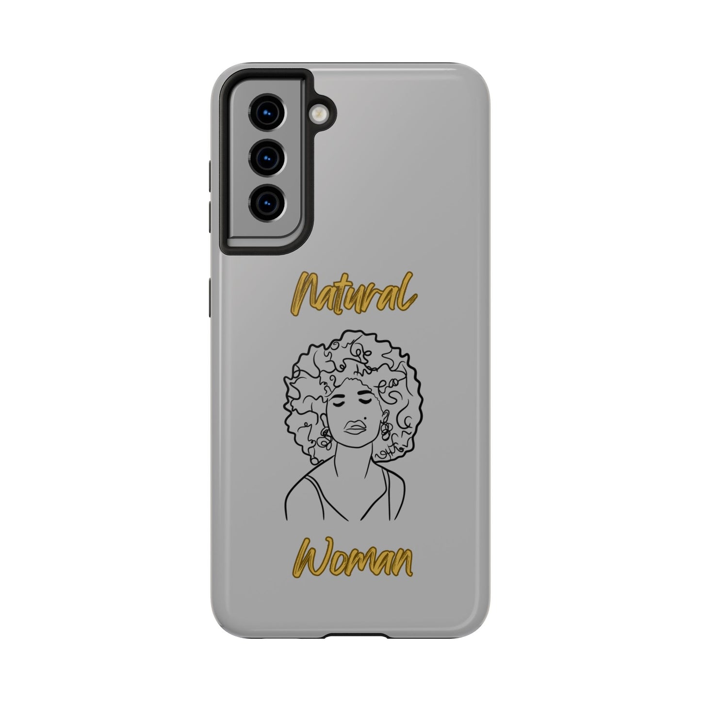 Natural Woman All About Me (BL)Tough Phone Cases LIGHT GREY