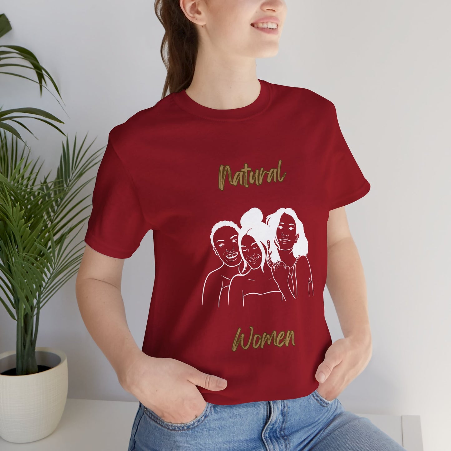 Natural Woman Laughing Friends (WL) Short Sleeve T-Shirt
