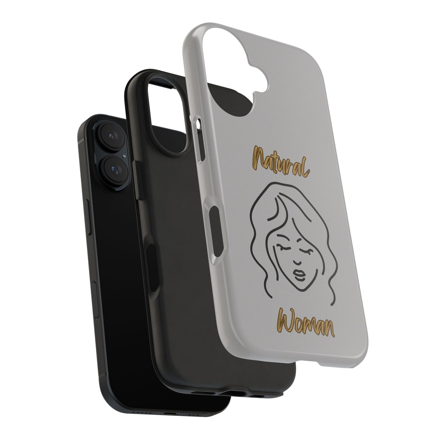 Natural Woman Modest (BL)Tough Phone Cases LIGHT GREY