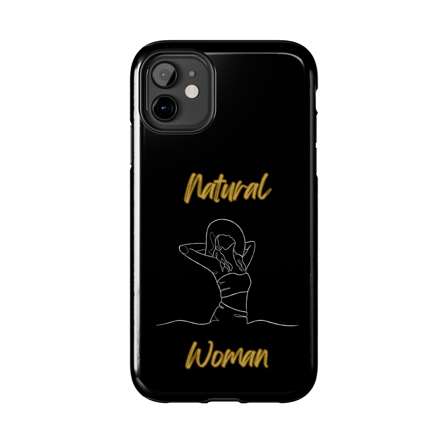 Natural Woman Sun Fun (WL)Tough Phone Cases BLACK