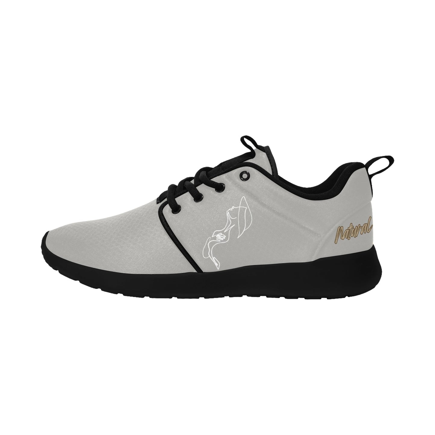 Natural Woman FREE (WL) GRAY w/ Black Sole Sneakers
