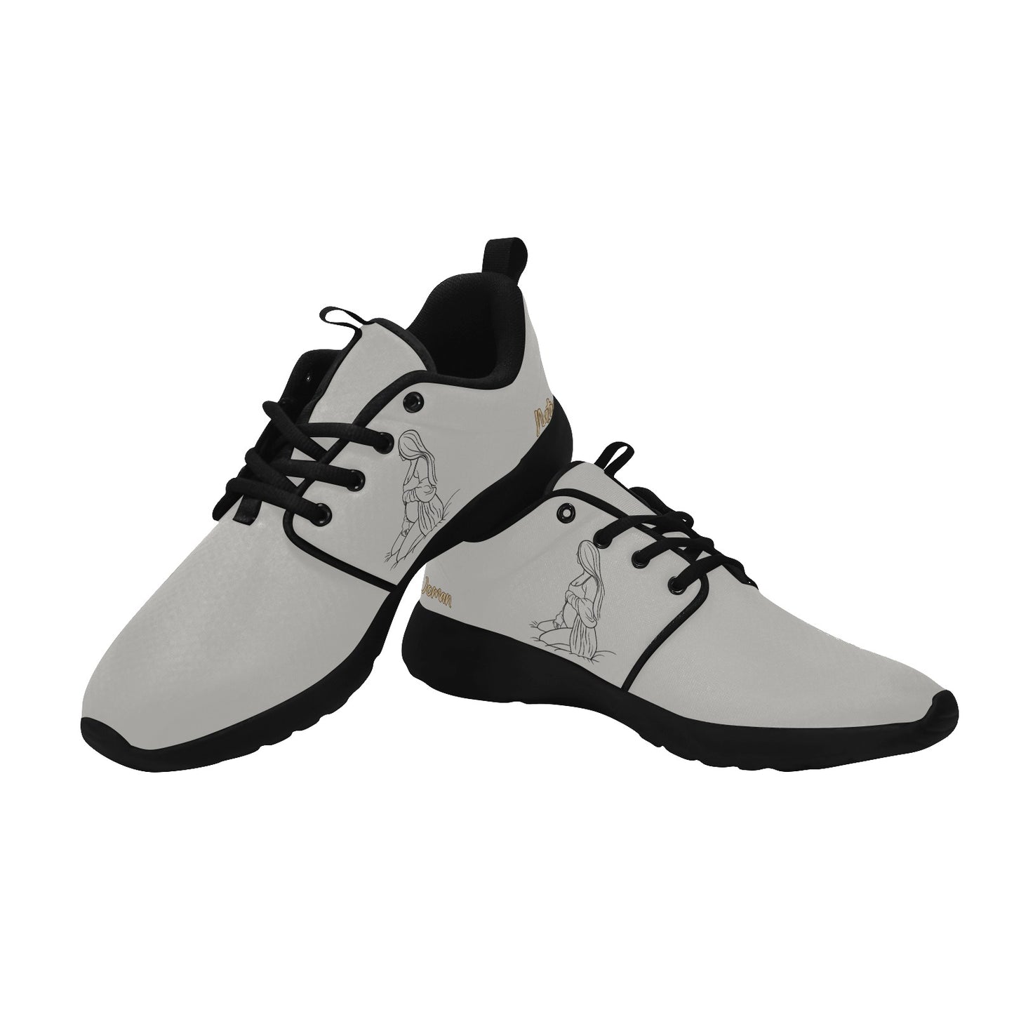 Natural Woman EXPECTING (BL) GRAY w/ Sole Sneakers