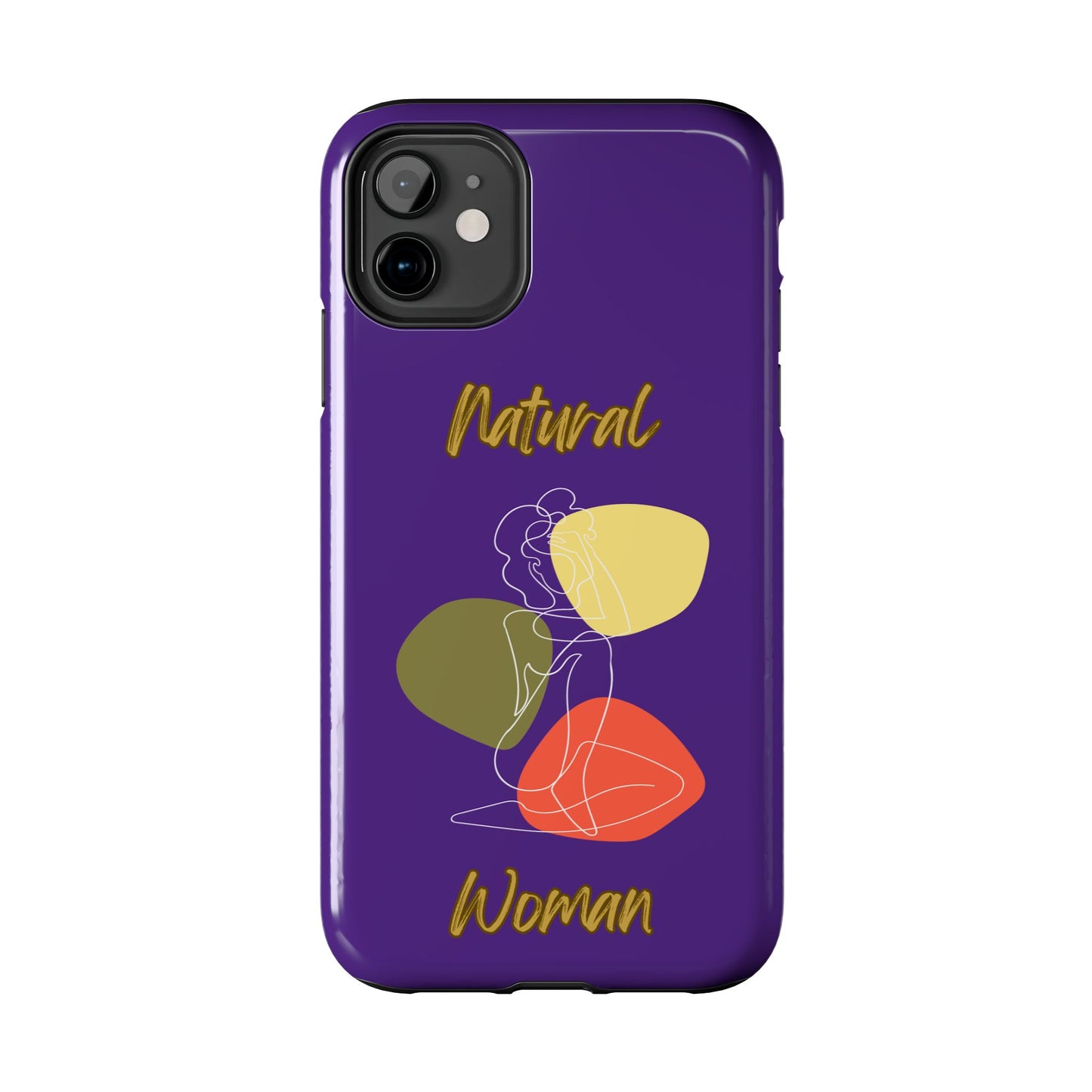Natural Woman Colorful Pose (WL)Tough Phone Cases PURPLE