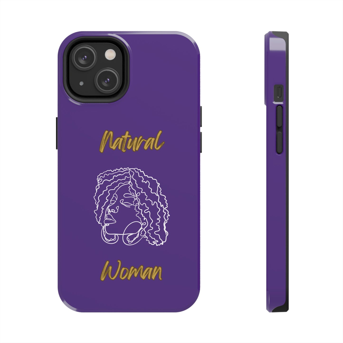Natural Woman Naturally Me (WL)Tough Phone Cases PURPLE